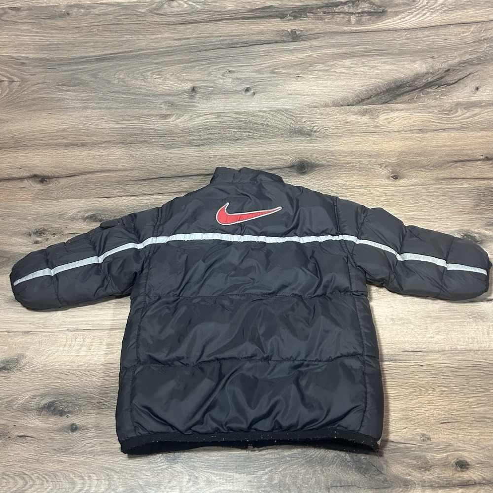 Vintage Nike youth down jacket reversible Size 3T RARE - Picture 4 of 11